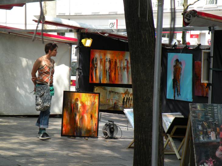 marché de la Création, tableaux